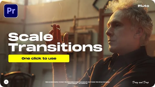 缩放转场过渡带音效PR模板下载 Scale Transitions For Premiere Pro