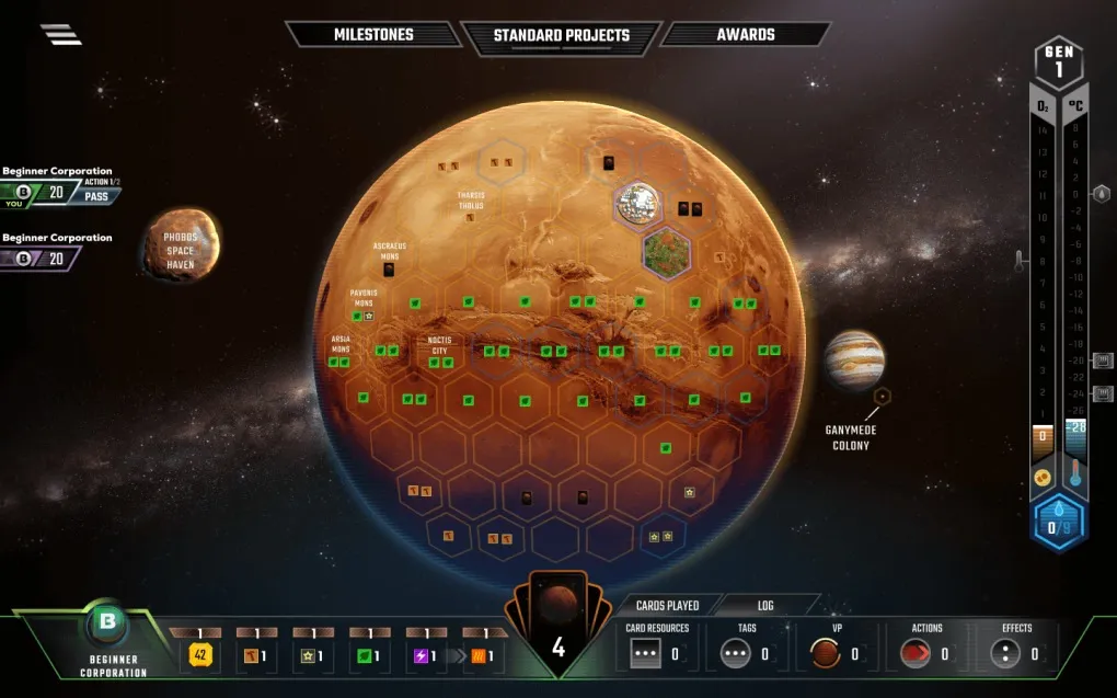 殖民火星 Terraforming Mars for Mac v2.4.1.130129_master 英文原生版 附DLC