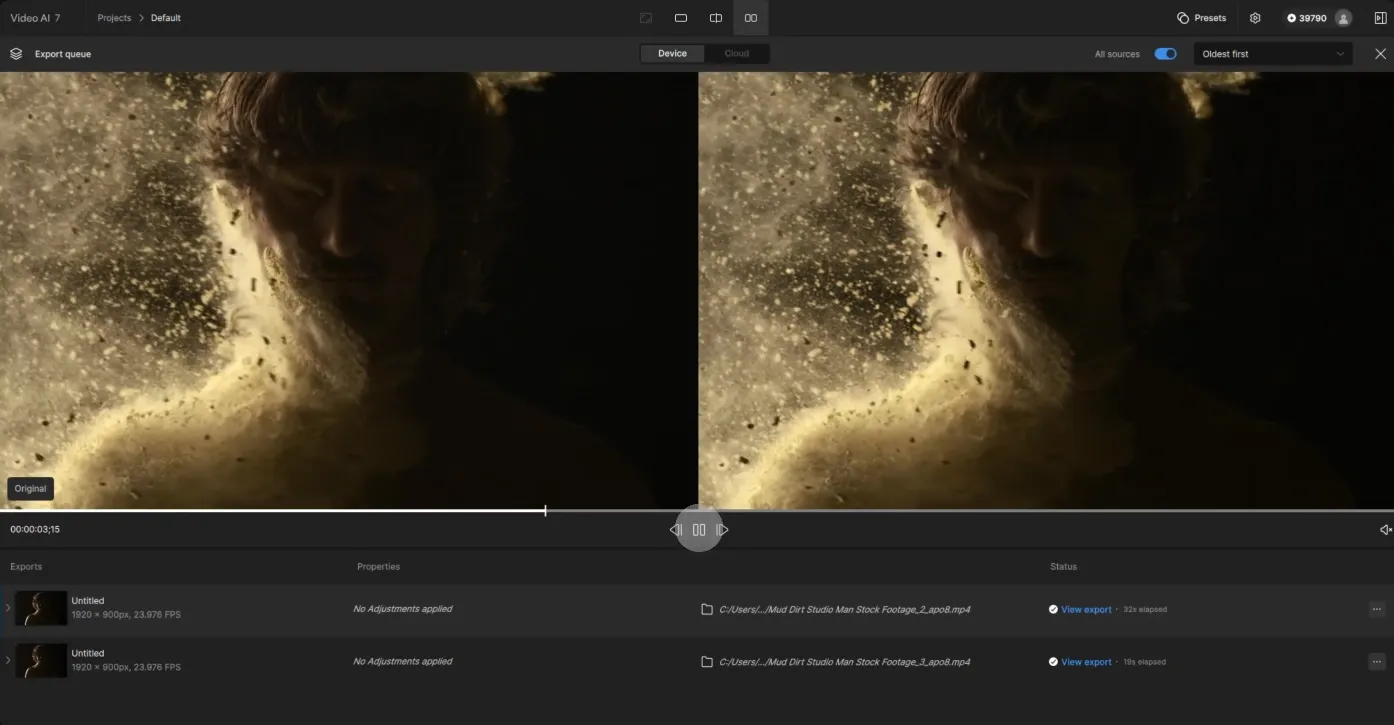 Topaz Video AI v7.0.1 破解版 Mac专业AI视频变清晰无损放大软件