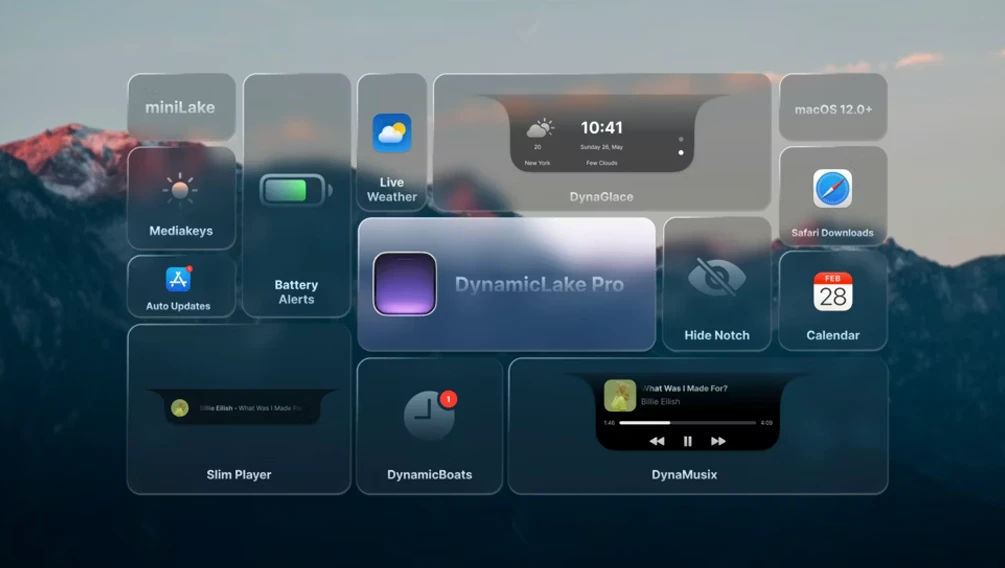 DynamicLake Pro v1.6.4 中文激活版 Mac灵动岛增强工具